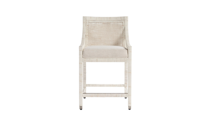 Universal Furniture Longboat Counter Chair in White-jennifer furniture