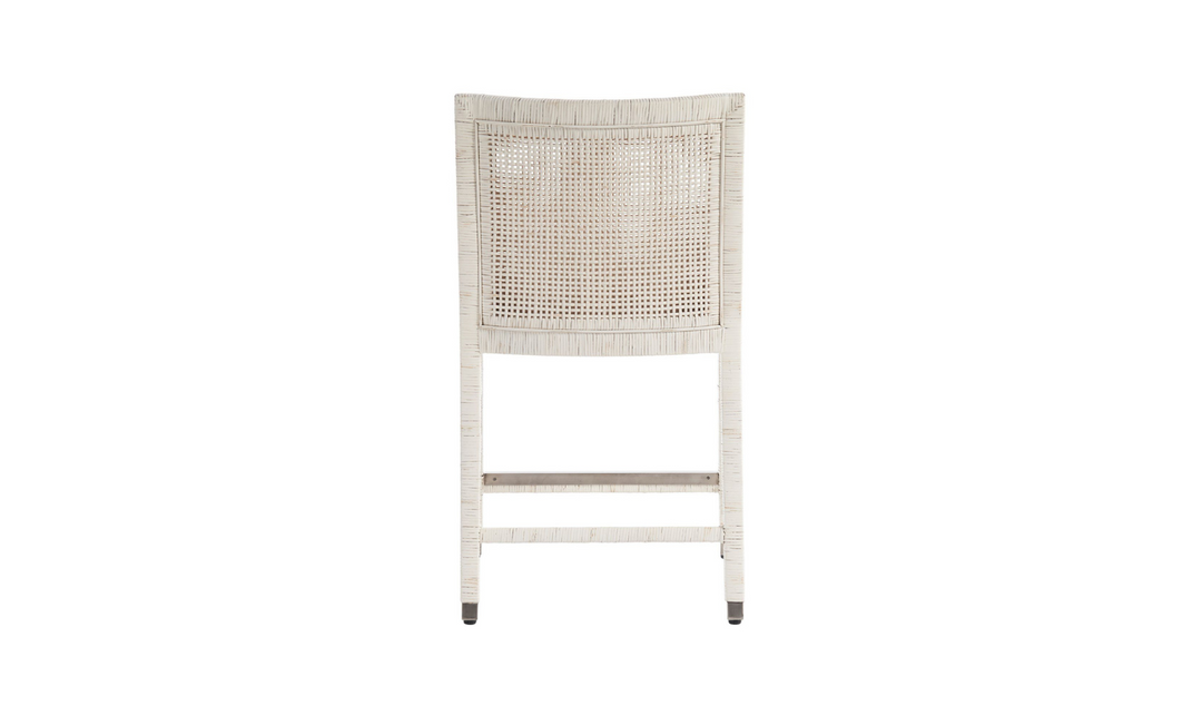 Universal Furniture Longboat Counter Chair in White