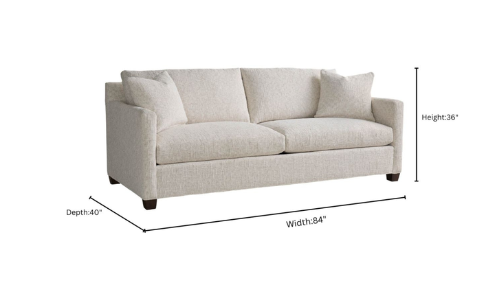 Universal Furniture Mebane Rani Artic Fabric Sofa