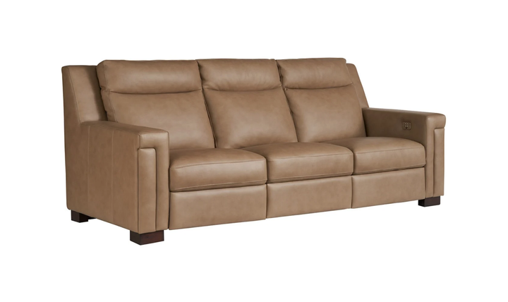Universal Furniture Mixon 3-Seater Leather Dual Power Motion Sofa