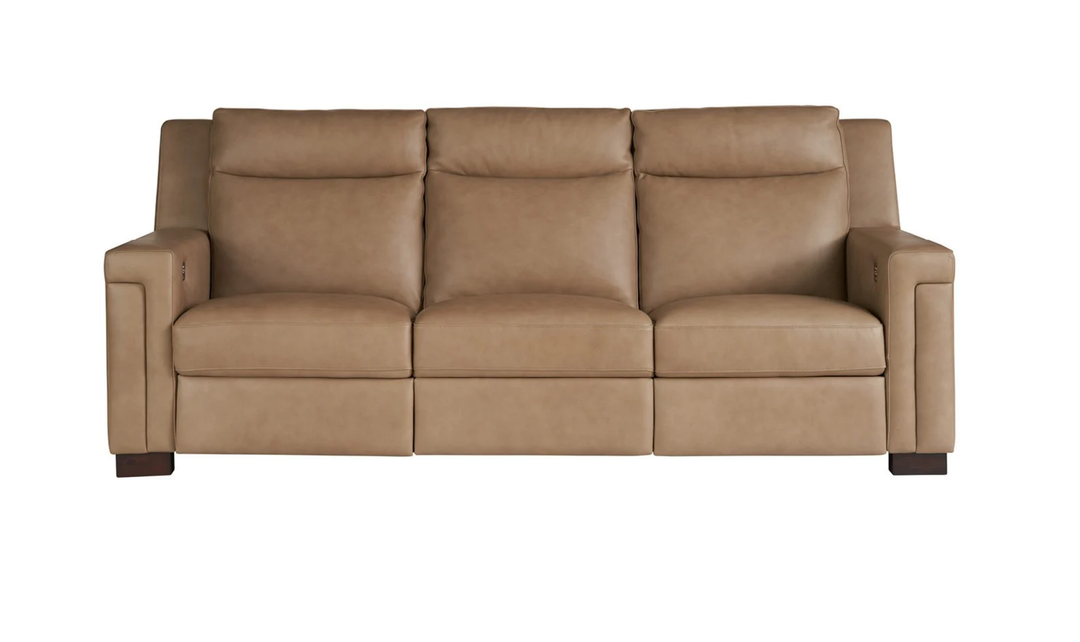 Universal Furniture Mixon 3-Seater Leather Dual Power Motion Sofa