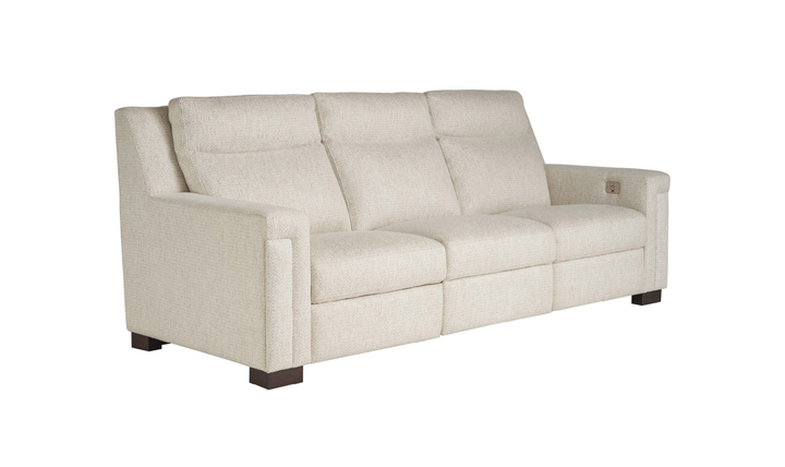 Universal Furniture Mixon 3-Seater Leather Dual Power Motion Sofa
