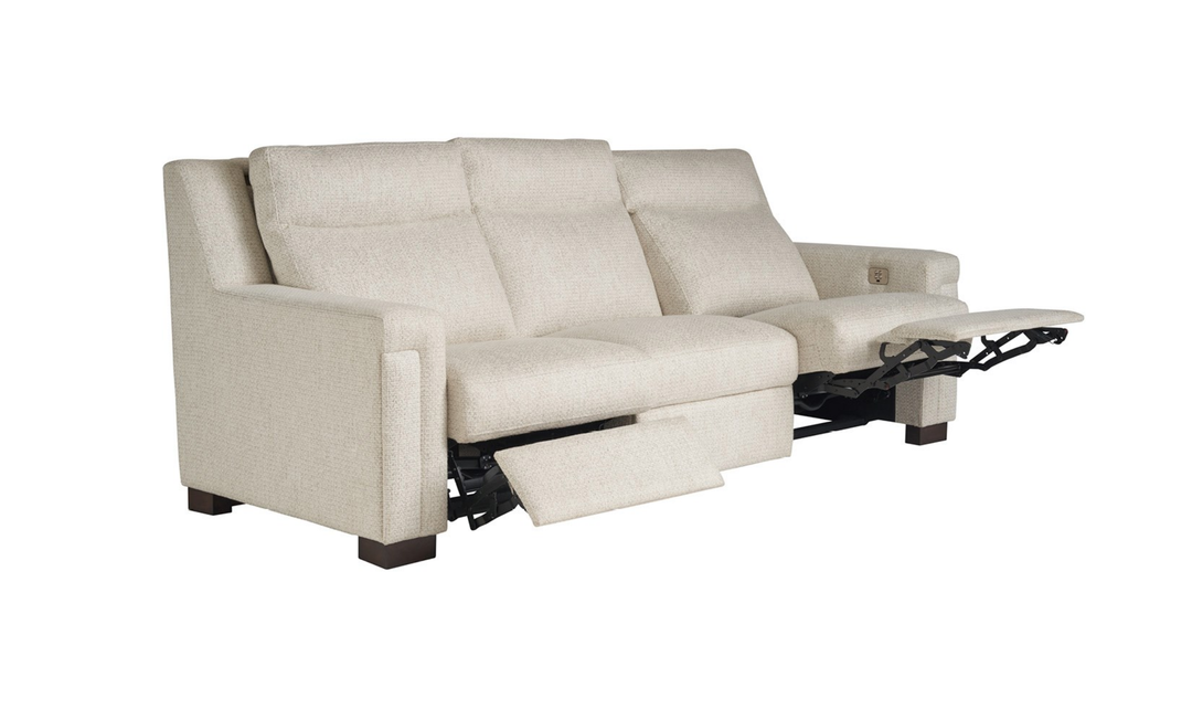 Universal Furniture Mixon 3-Seater Leather Dual Power Motion Sofa