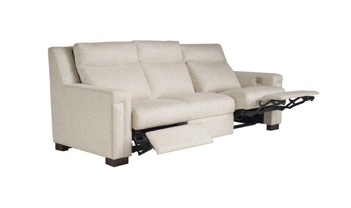 Universal Furniture Mixon 3-Seater Leather Dual Power Motion Sofa