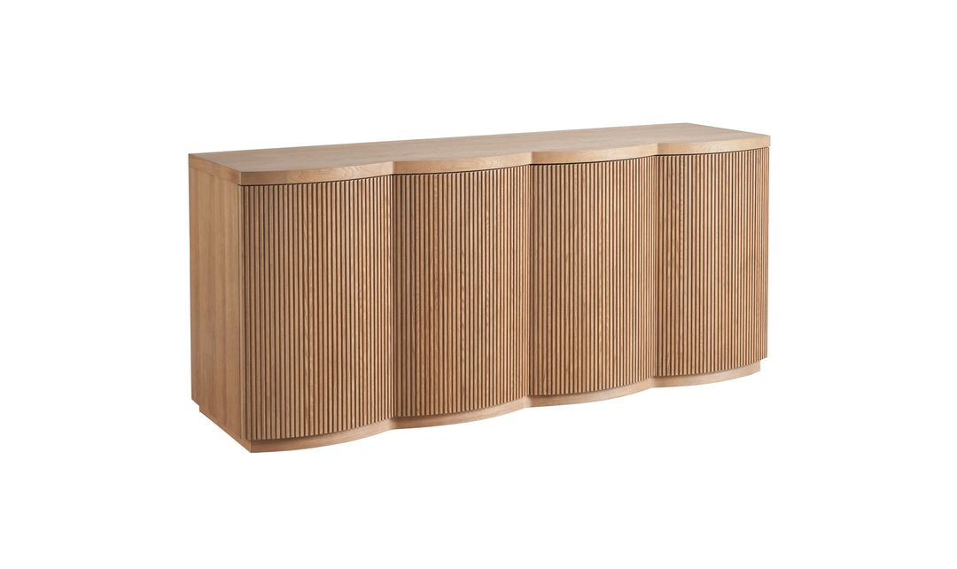 Universal Furniture Modern Lumi Wooden Credenza With Natural Oak-jennifer furniture