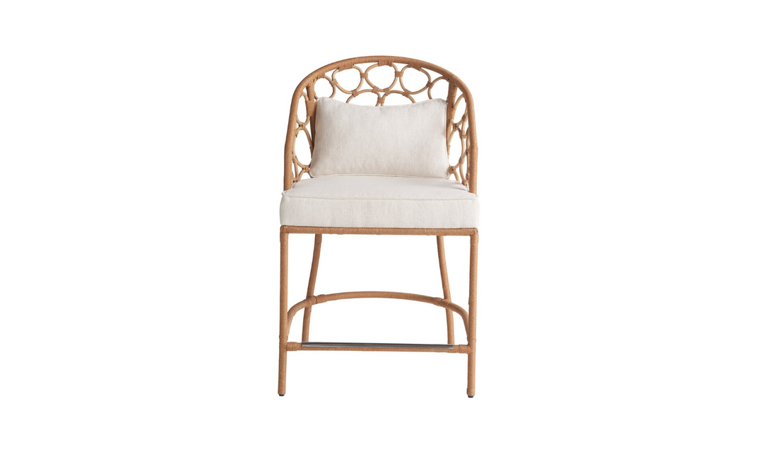 Universal Furniture Pebble Rattan Counter Chair in Brown-jennifer furniture