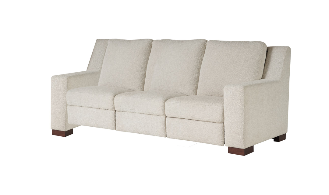 Universal Furniture Rhodes 3-Seater Power Recliner Fabric Sofa in Snow-Jennifer Furniture