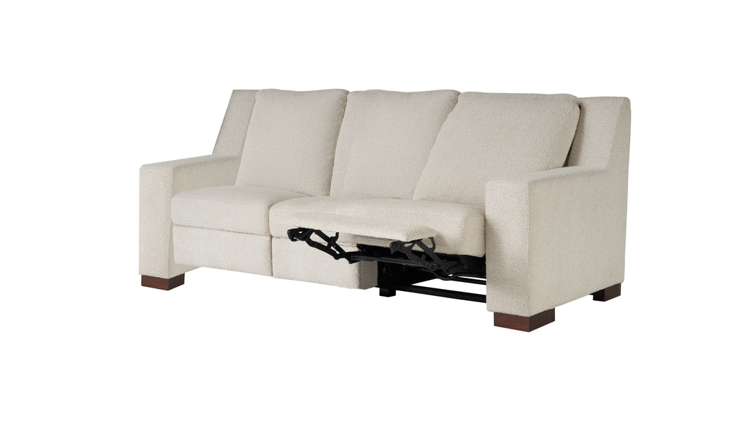 Universal Furniture Rhodes 3-Seater Power Recliner Fabric Sofa in Snow-Jennifer Furniture