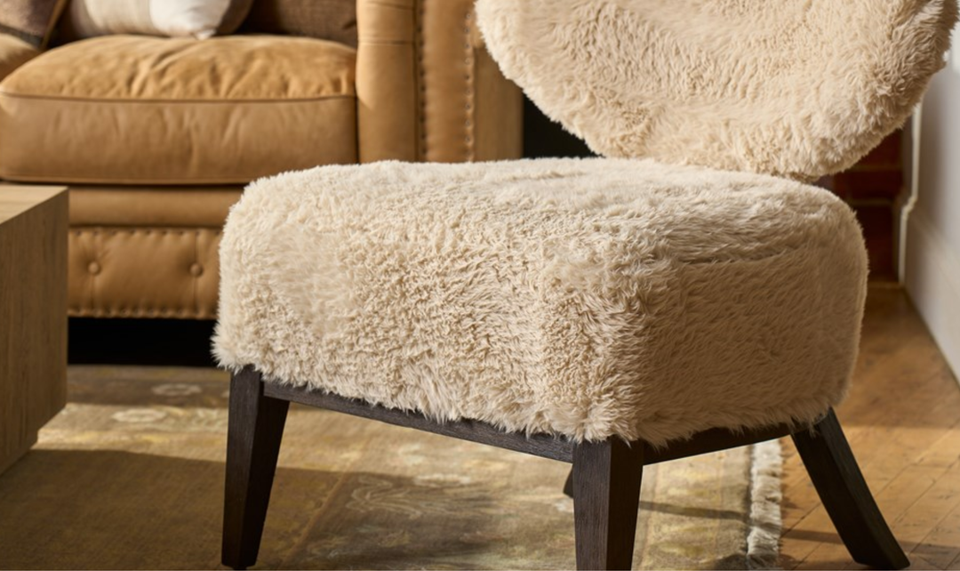 Universal Furniture Tremont Beige Accent Chair with Onyx Finish