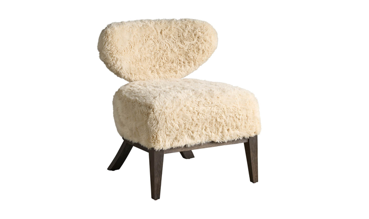 Universal Furniture Tremont Beige Accent Chair with Onyx Finish-Jennifer Furniture