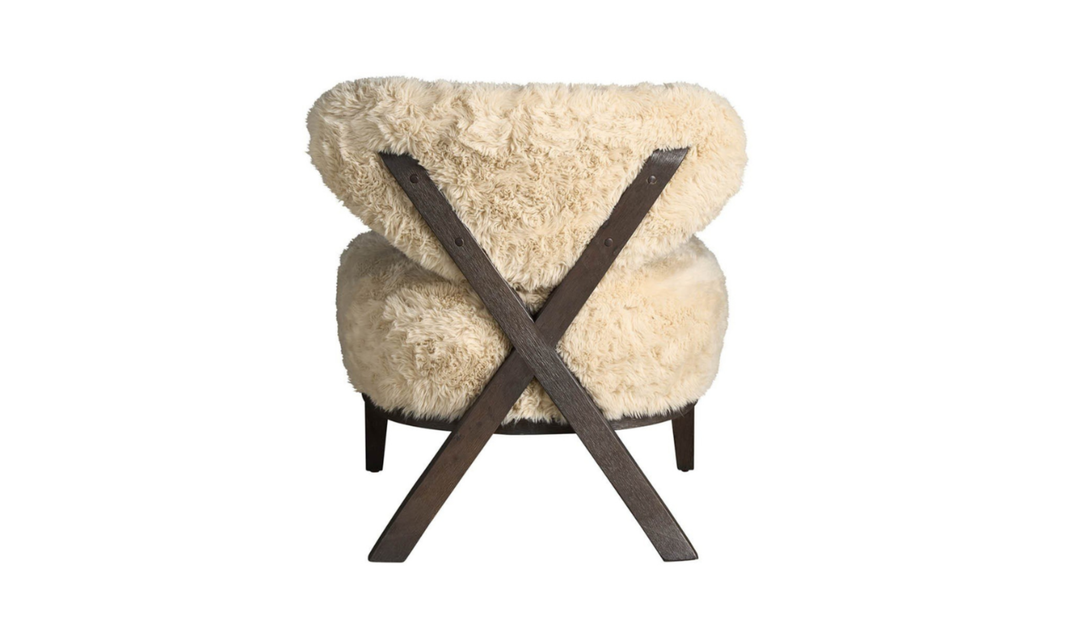 Universal Furniture Tremont Beige Accent Chair with Onyx Finish-Jennifer Furniture