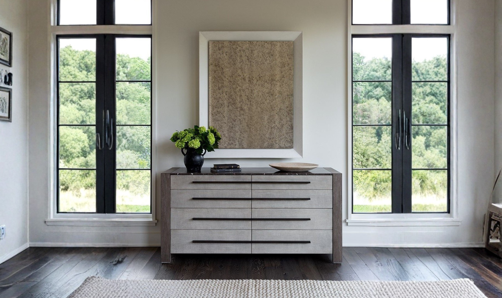 Universal Furniture Vista Wooden Drawer Dresser With Weathered Oak-jennifer furniture