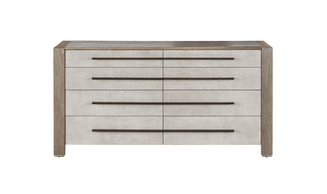 Universal Furniture Vista Wooden Drawer Dresser With Weathered Oak-jennifer furniture
