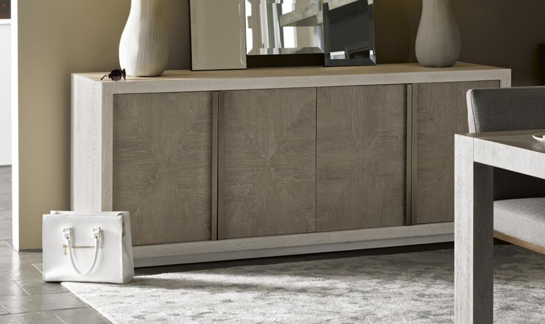 Universal Furniture Wooden Brinkley Credenza in brown