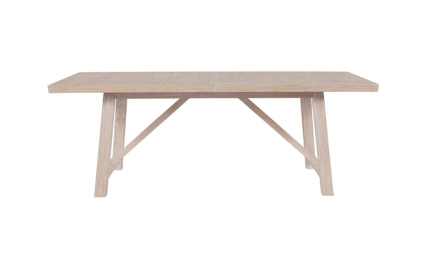 Universal Furniture Getaway Rectangular Wooden Dining Table With Rustic Oak Finish