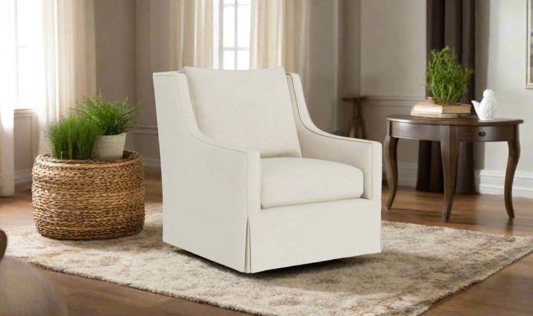 Universal Hudson Swivel Chair in Beige-jennifer furniture