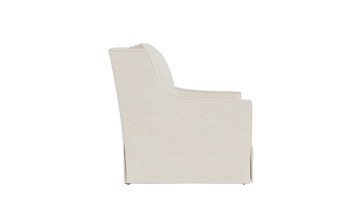 Universal Furniture Hudson Fabric Swivel Chair in Beige