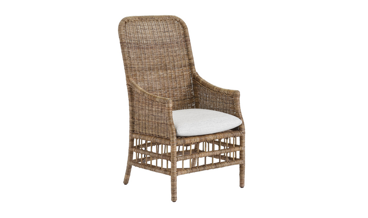 Universal Furniture Irving Woven Arm Chair in Brown