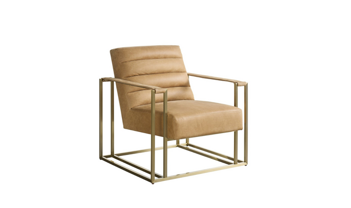 Universal Jensen Sandstone Leather Accent Chair-jennifer furniture