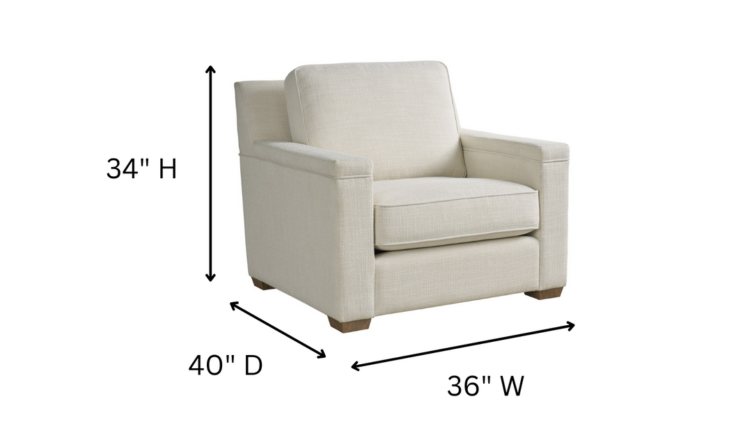 Universal Leah Fabric Chair in Beige with Boxed Legs-jennifer furniture