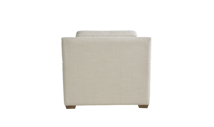 Universal Leah Fabric Chair in Beige with Boxed Legs-jennifer furniture