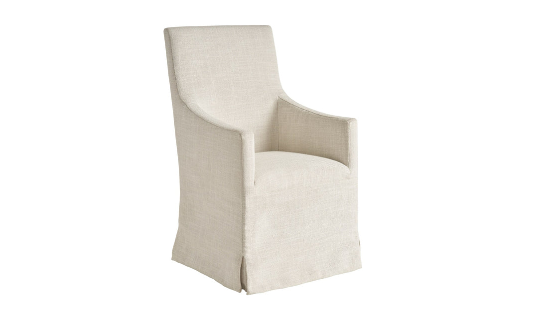 Universal Manning Slip Covered Chair With Upholstered Faux Slip-Covered-Jennifer Furniture