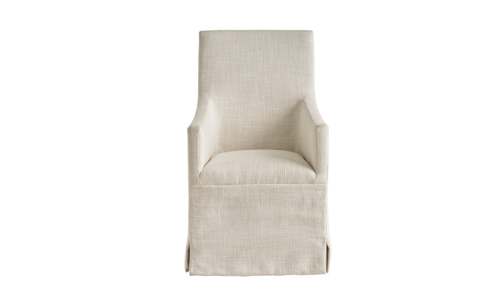 Universal Manning Slip Covered Chair With Upholstered Faux Slip-Covered-Jennifer Furniture
