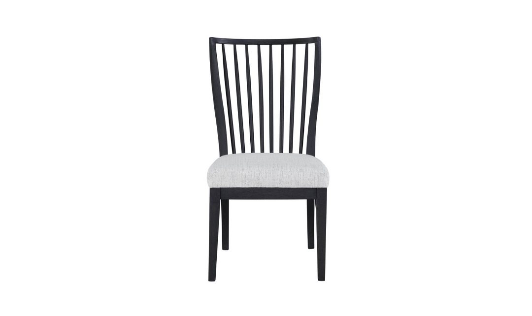 Universal Furniture Modern Classic Farmhouse Bowen Black Side Chair