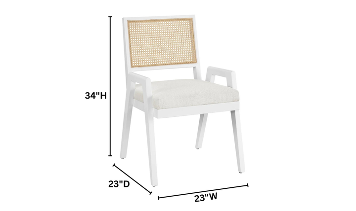 Universal Nomad Sonora Arm Chair with Cane Back