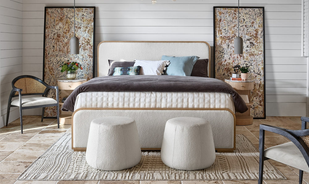 Universal Nomad Upholstered Panel Bed-Jennifer Furniture 