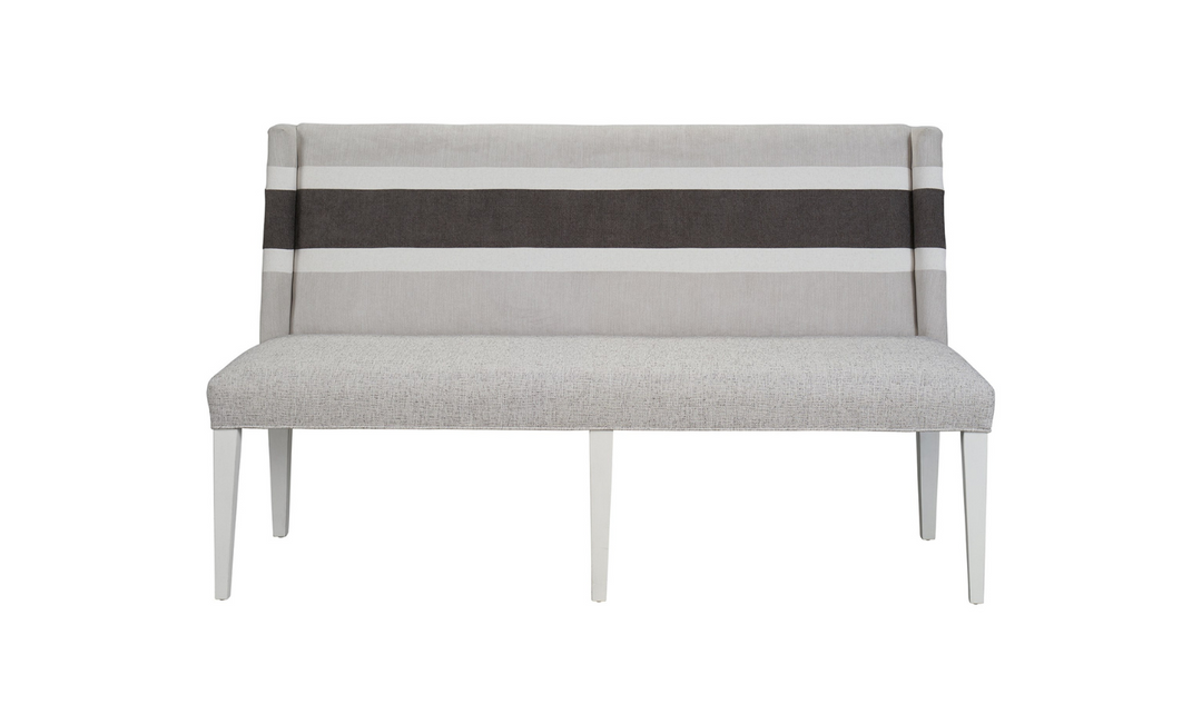 Universal Furniture Peyton Banquette in Light Gray