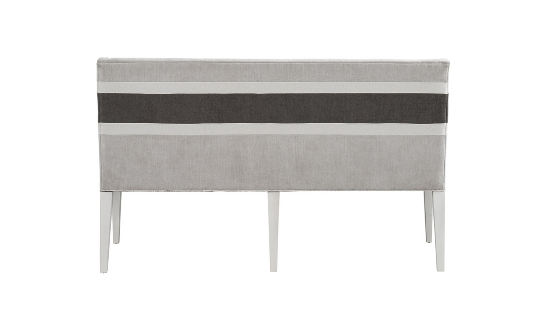 Universal Furniture Peyton Banquette in Light Gray