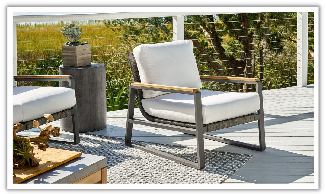 Universal San Clemente Lounge Chair in Gray-jennifer furniture