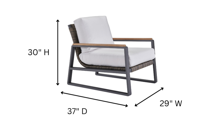 Universal San Clemente Lounge Chair in Gray-jennifer furniture