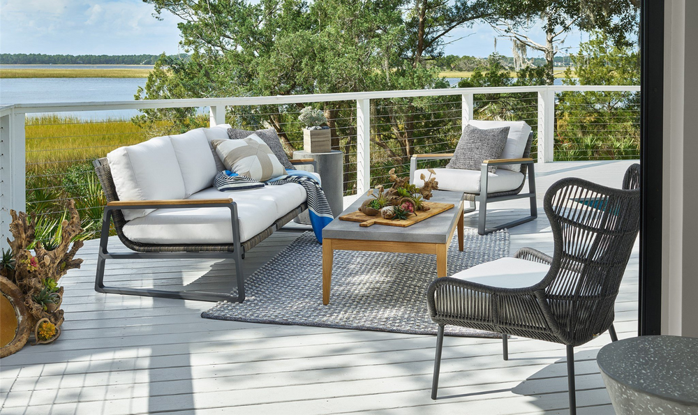 Universal San Clemente Lounge Chair in Gray-jennifer furniture