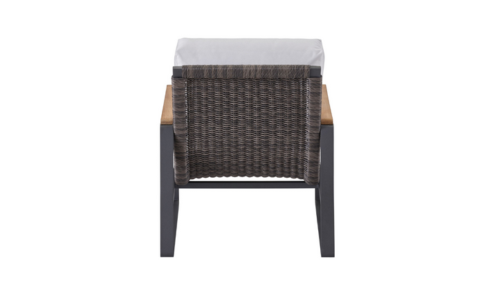 Universal Furniture San Clemente Outdoor Lounge Chair in Gray