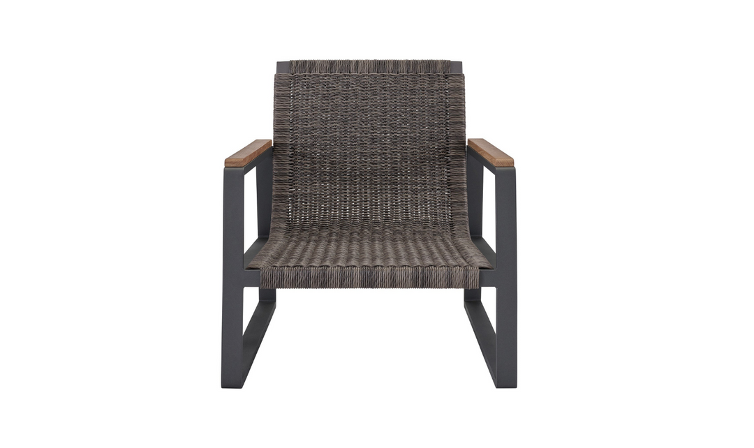 Universal Furniture San Clemente Outdoor Lounge Chair in Gray