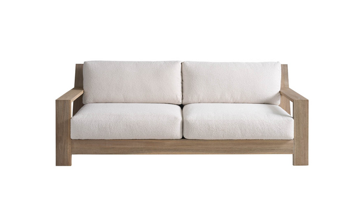 Universal Saratoga Sofa With Weathered Teak Finish-jennifer furniture