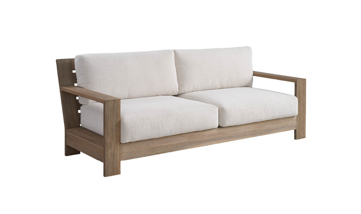 Universal Saratoga Sofa With Weathered Teak Finish-jennifer furniture