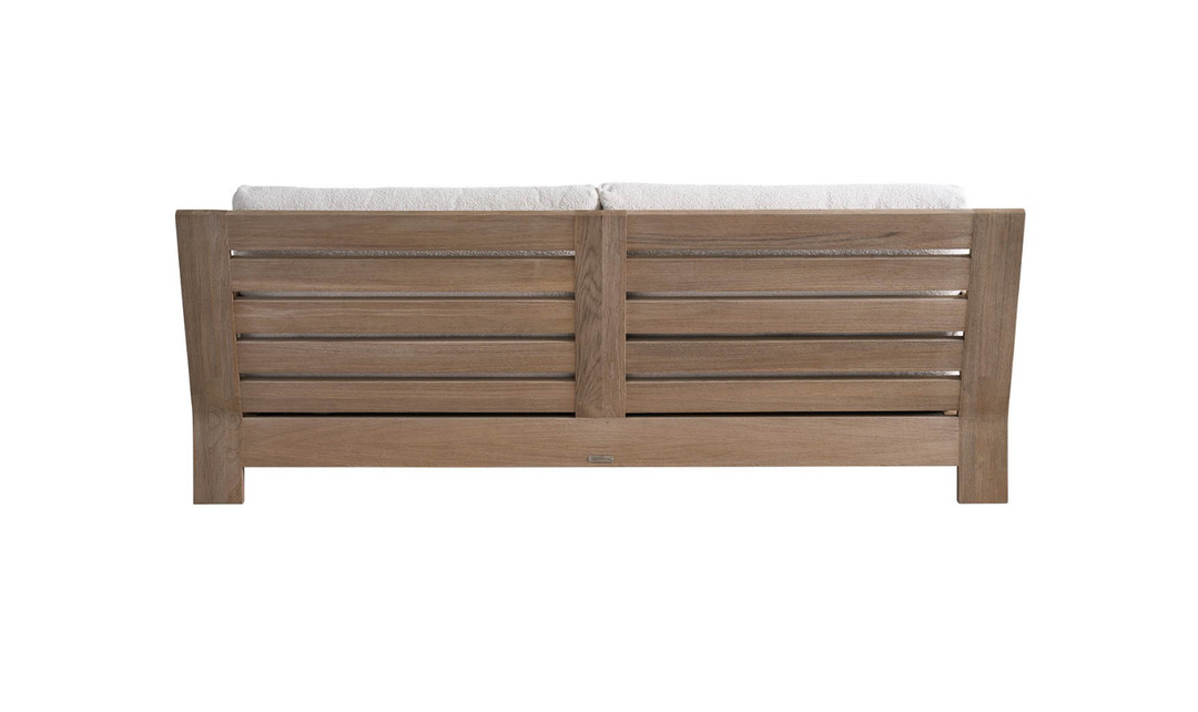 Universal Furniture Saratoga Sofa in Weathered Teak Finish