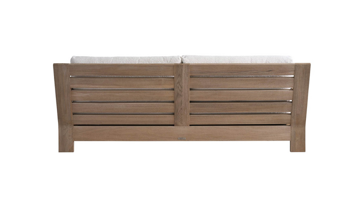 Universal Furniture Saratoga Sofa in Weathered Teak Finish