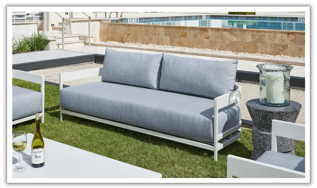 Universal South Beach Sofa With Light Gray-jennifer furniture