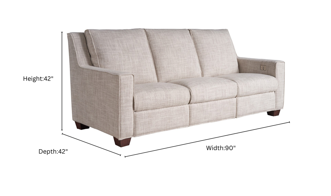 Universal Tucker 3-Seater Power Reclining Sofa with USB Support-Jennifer furniture