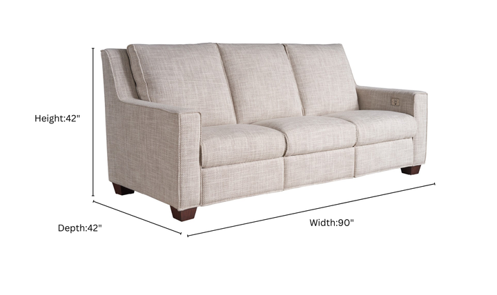 Universal Tucker 3-Seater Power Reclining Sofa with USB Support-Jennifer furniture