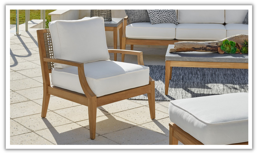 Universal Chesapeake Lounge Chair in White-jennifer furniture