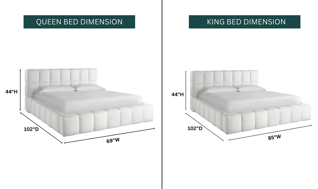 Universal Furniture Colina Upholstered Platform Bed (King / Queen Size)