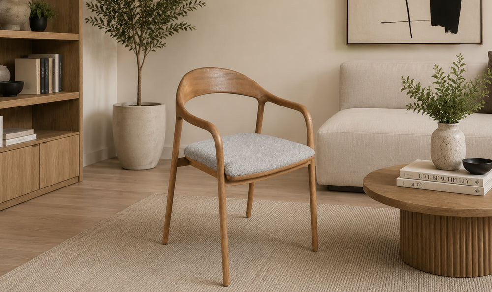 Universal Furniture Echo Wooden Dining Arm Chair-Jennifer Furniture