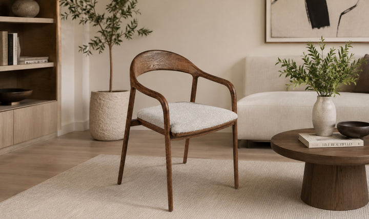 Universal Furniture Echo Wooden Dining Arm Chair-Jennifer Furniture