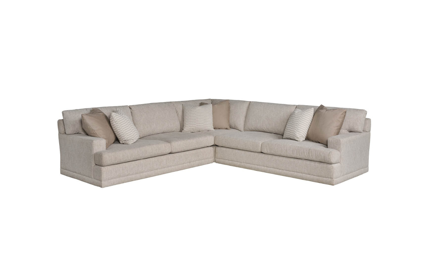 Universal Furniture Hadlee L-Shape Sectional Sofa in Beige