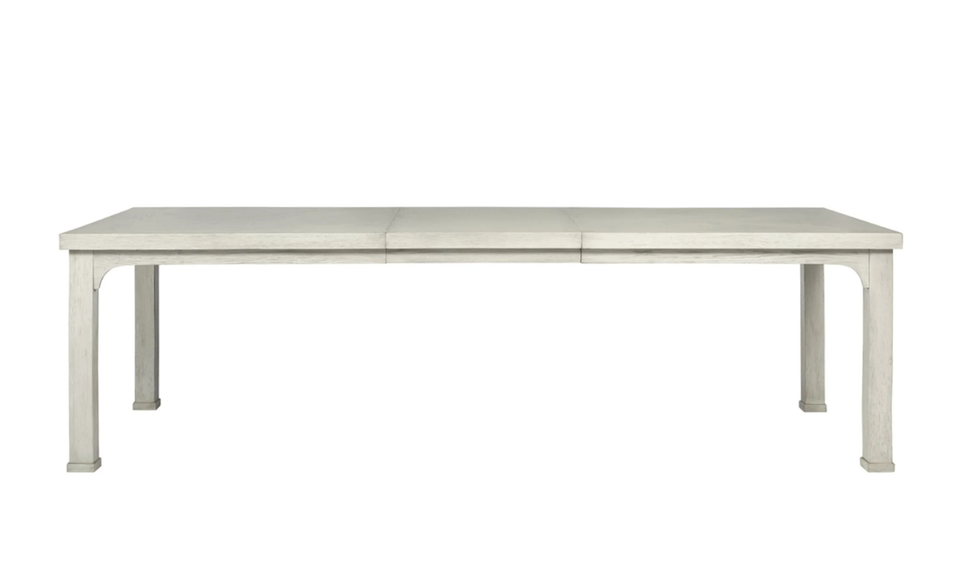 Universal Furniture Homecoming Expendable Dining Table in White
